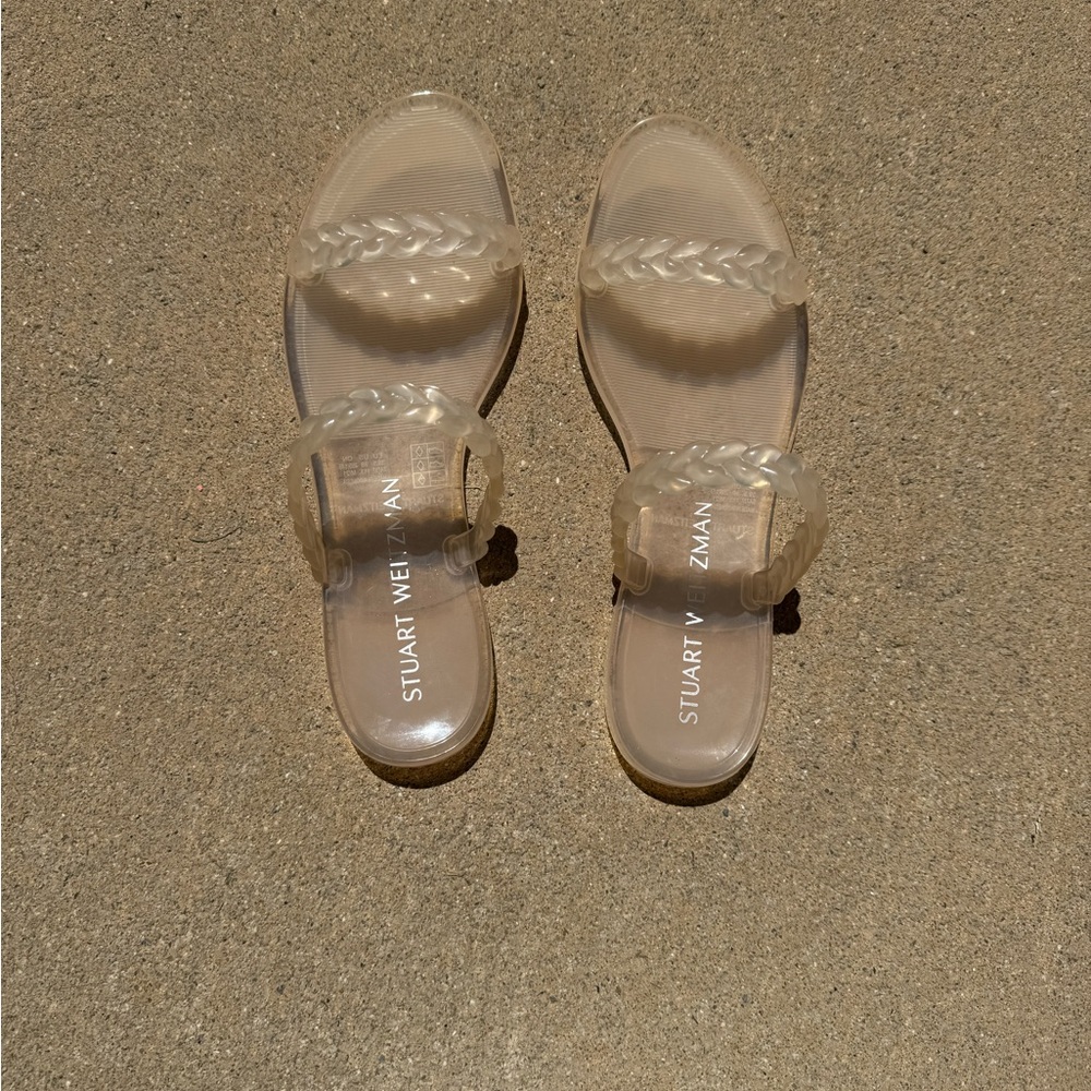 Stuart Weitzman Women's Transparent Sandals